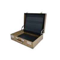 Aluminium Carry Case Tool Suitcase Small Hard Aluminum Tool Case with Foam with pattern